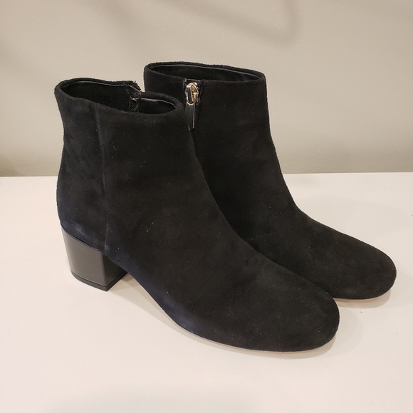 Sam Edelman "Edith" Suede Booties - sz 5M - Picture 1 of 9